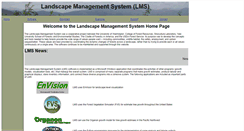 Desktop Screenshot of landscapemanagementsystem.org