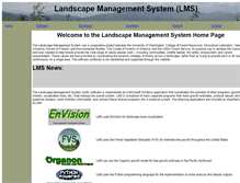 Tablet Screenshot of landscapemanagementsystem.org